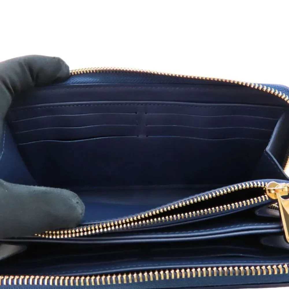 Louis Vuitton Zippy Wallet Monogram Mahina Long Wallet